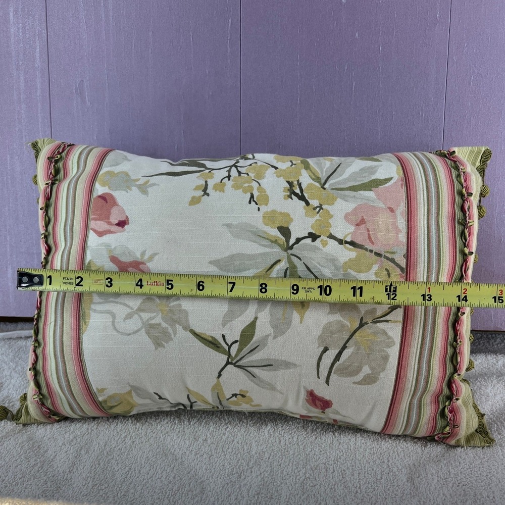 Vintage Romantic Floral‎ Pillow Set Embroidered Cottagecore French Country Decor - Picture 13 of 16